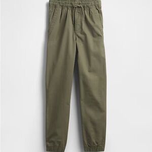 GAP Kids Relaxed Everyday Joggers Olive Green Size XL (12)